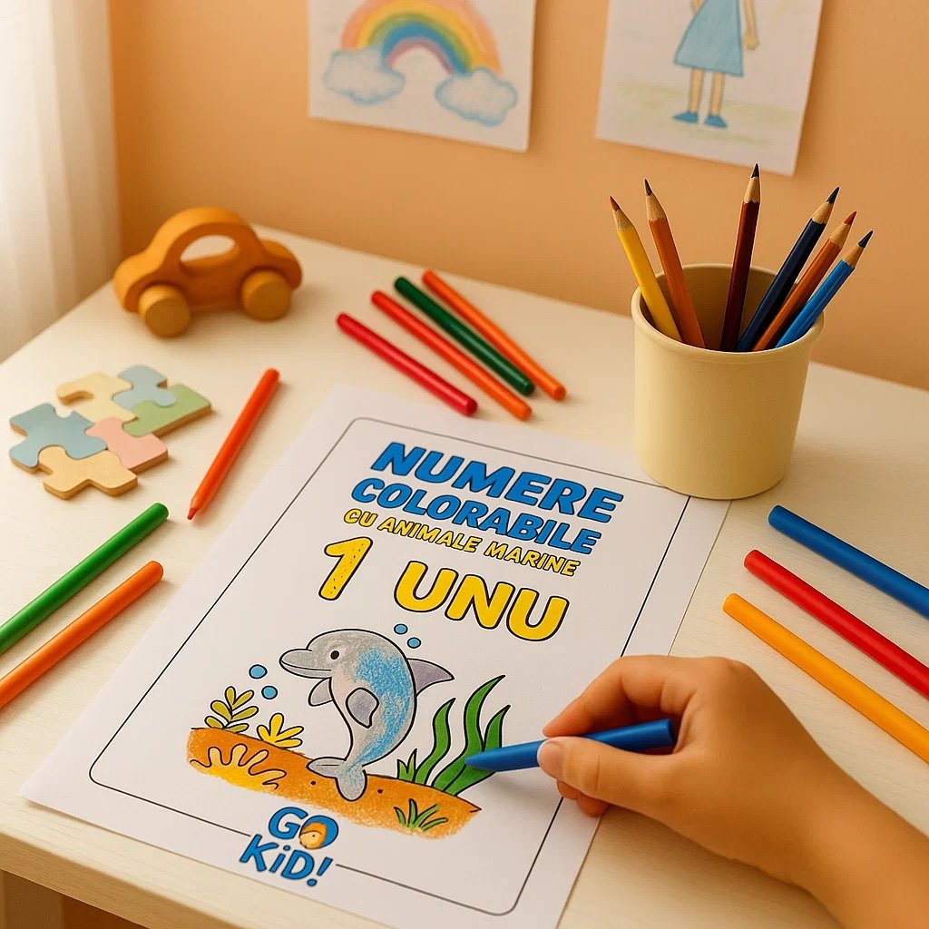 fise de colorat gokid