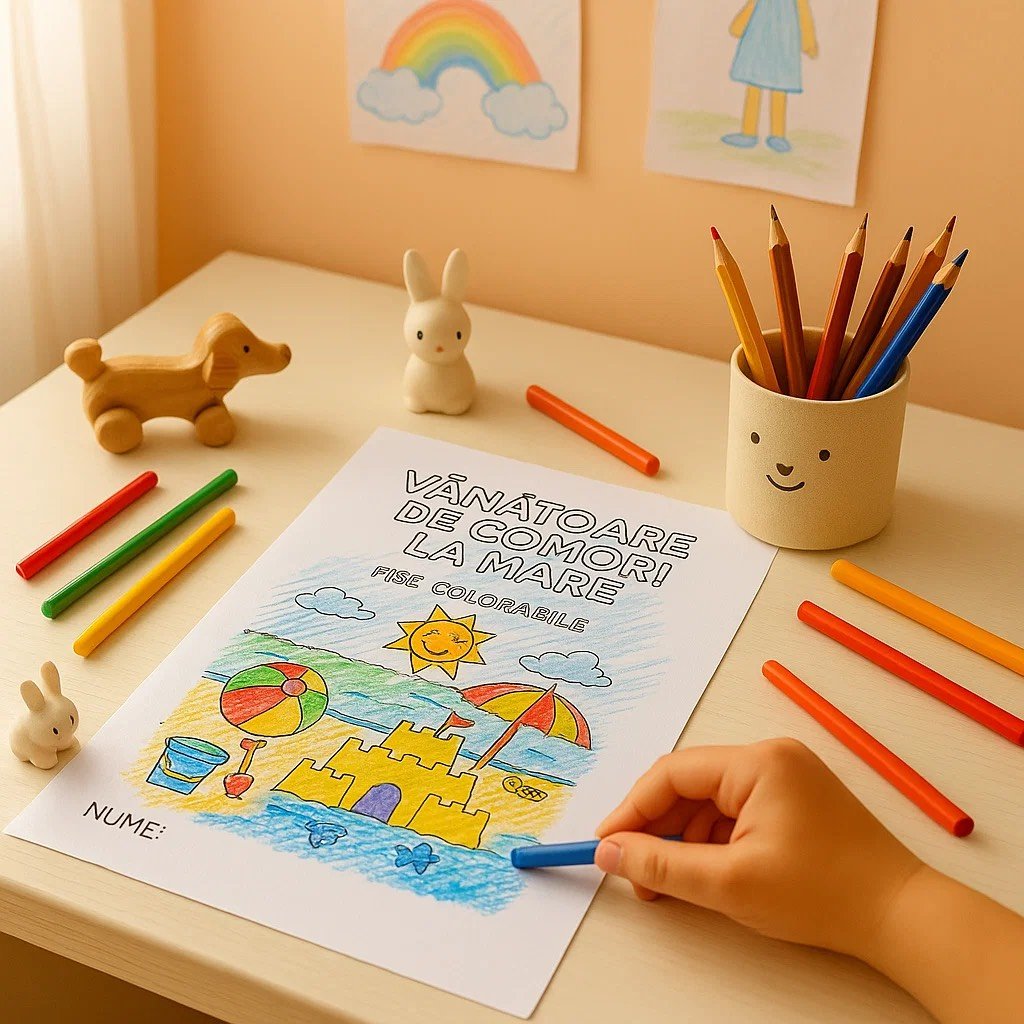 fise de colorat gokid