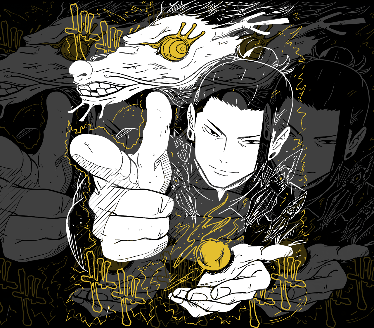 DESIGN ANIME Suguru Geto | Jujutsu Kaisen