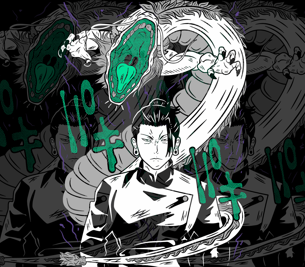 DESIGN ANIME Suguru Geto | Jujutsu Kaisen