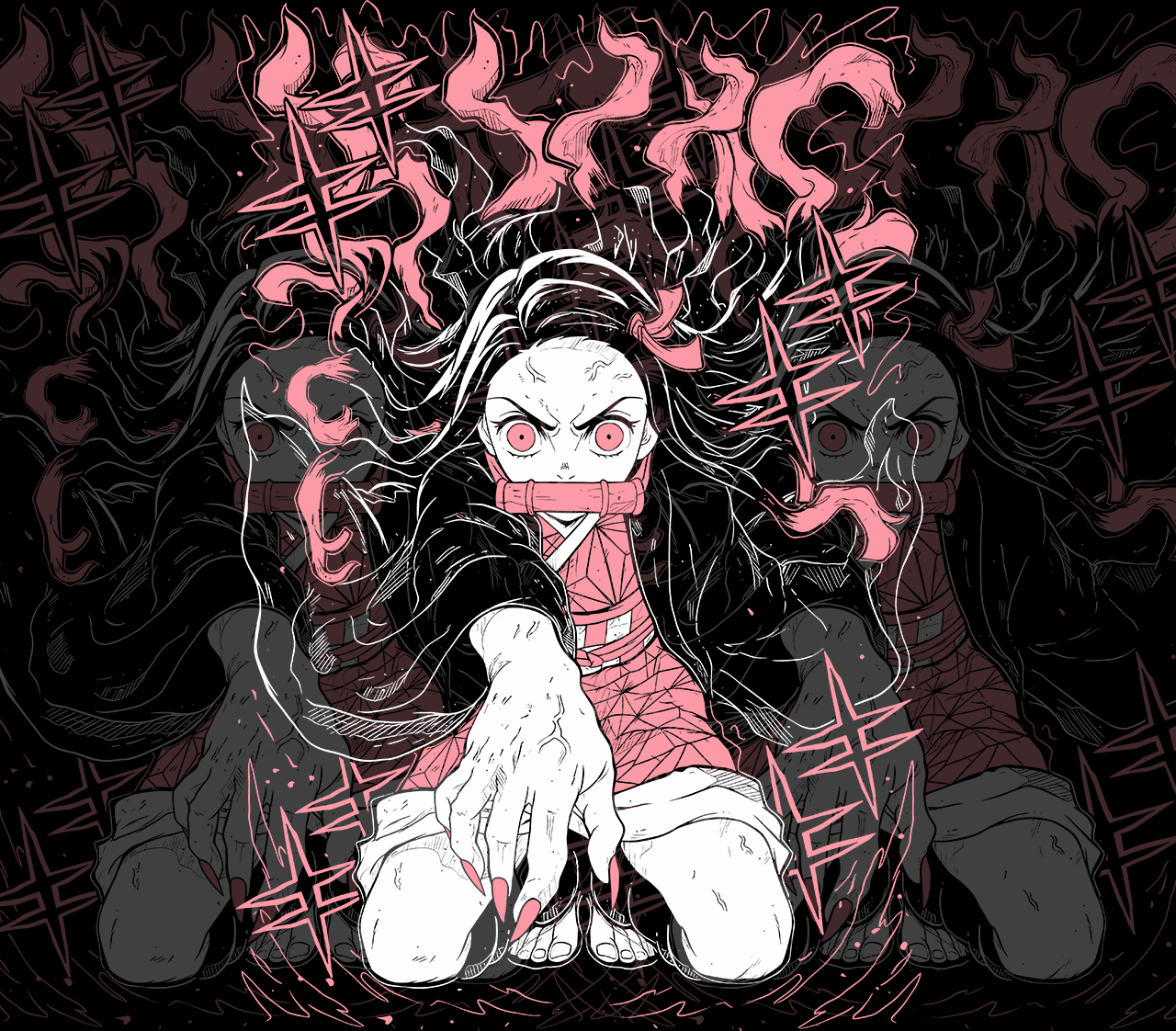 DESIGN ANIME Demon Slayer -Nezuko