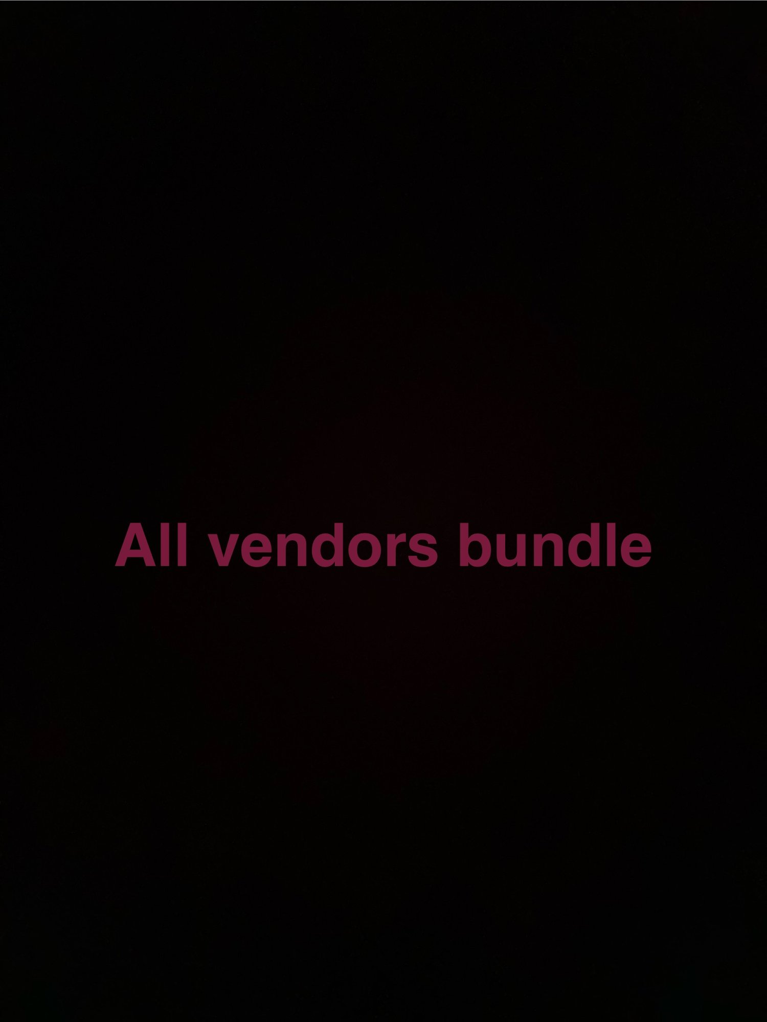 All Vendors Bundle - Payhip