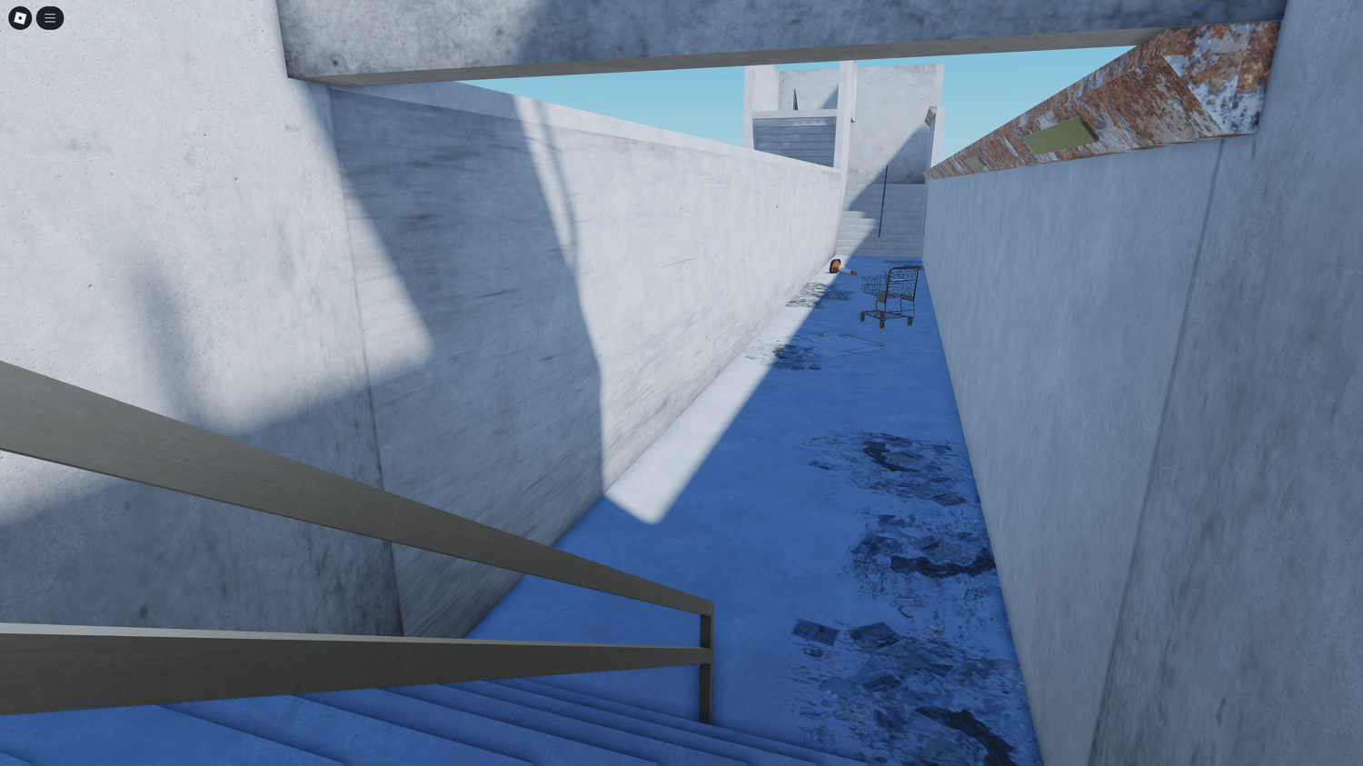 Corridor and stair system for Roblox roleplay maps