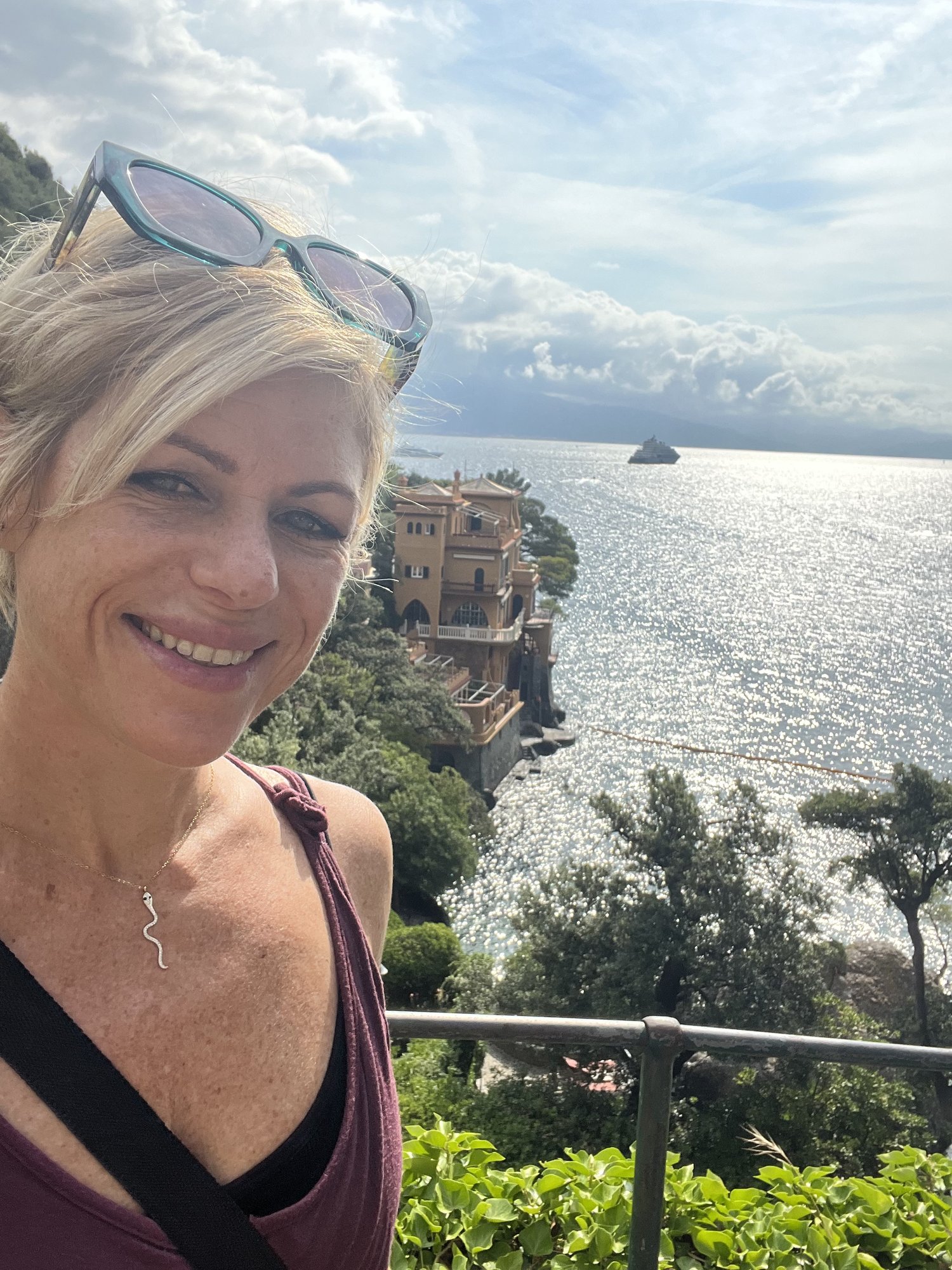 2023 - A walk through a small marina town in Portofino, Italian Riviera