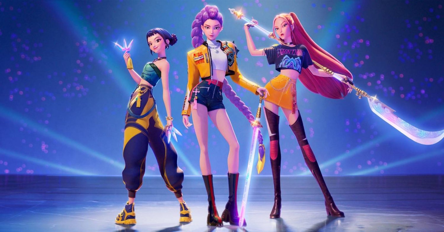Huntrix KPOP Demon Hunters, K-pop anime film, Huntrix designs, KPOP Demon Hunters merch