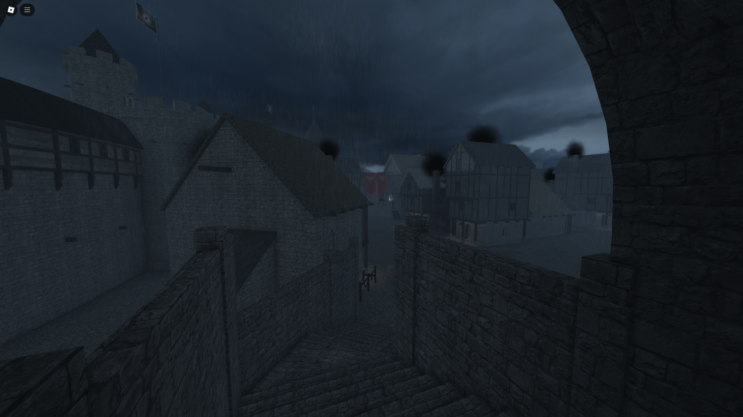 Roblox dark fantasy WW2 military RP map