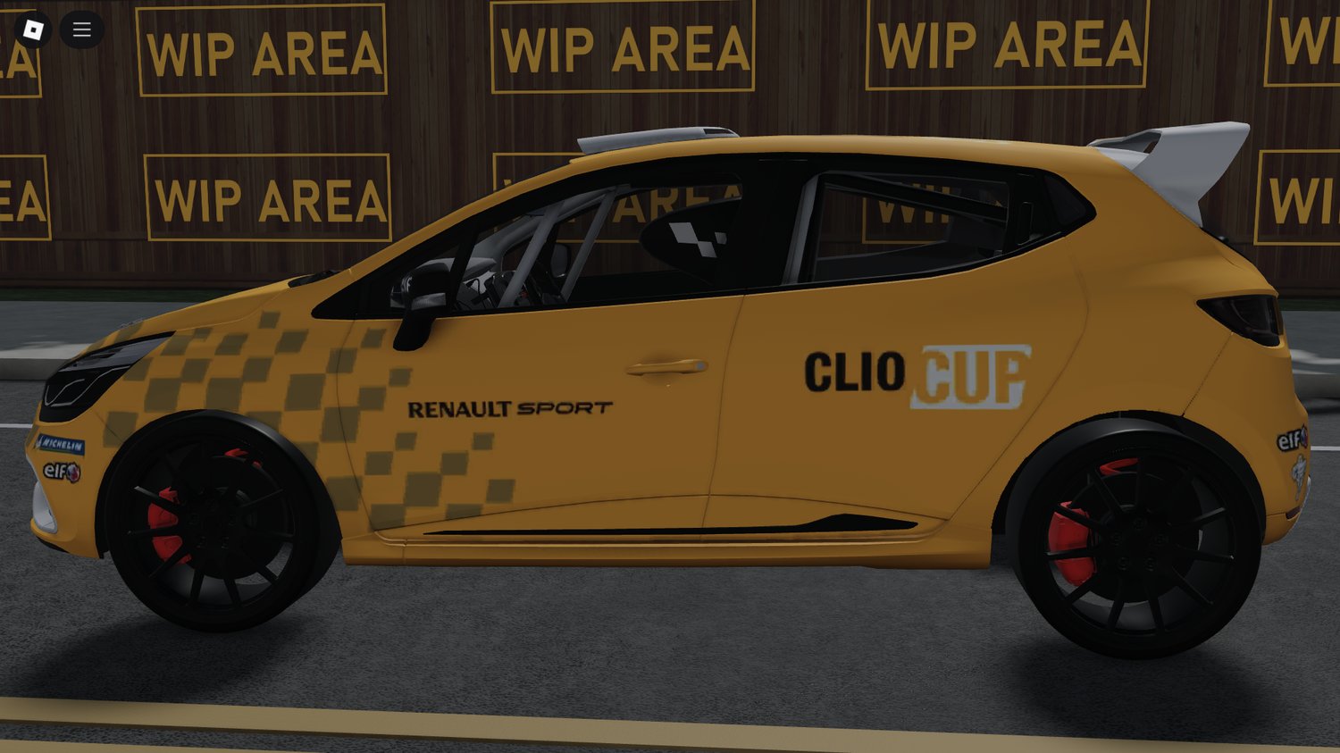 Side profile highlighting compact racing design