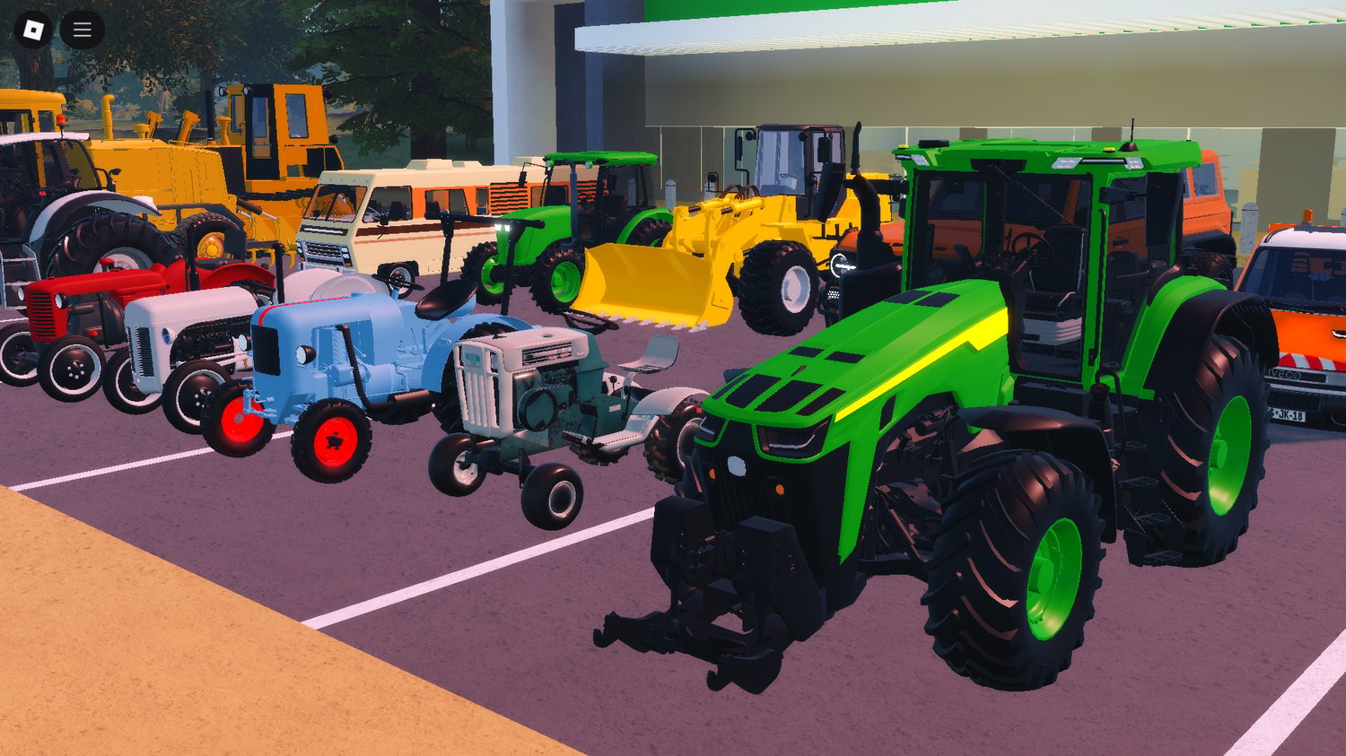 Tractor model from 19 Vehicles Pack in Roblox