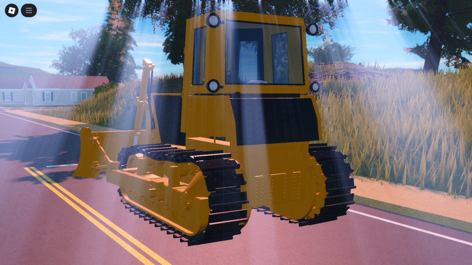 Heavy-duty FD14 E bulldozer side profile
