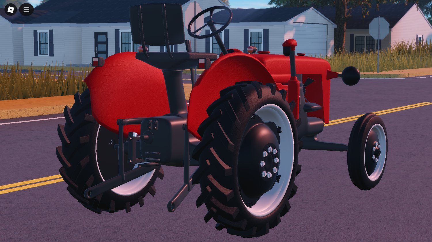 Rear view with hitch and wheel details