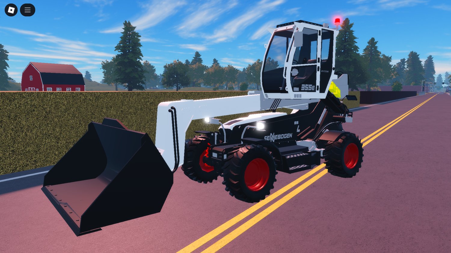 Telescopic Machine front view in Roblox map