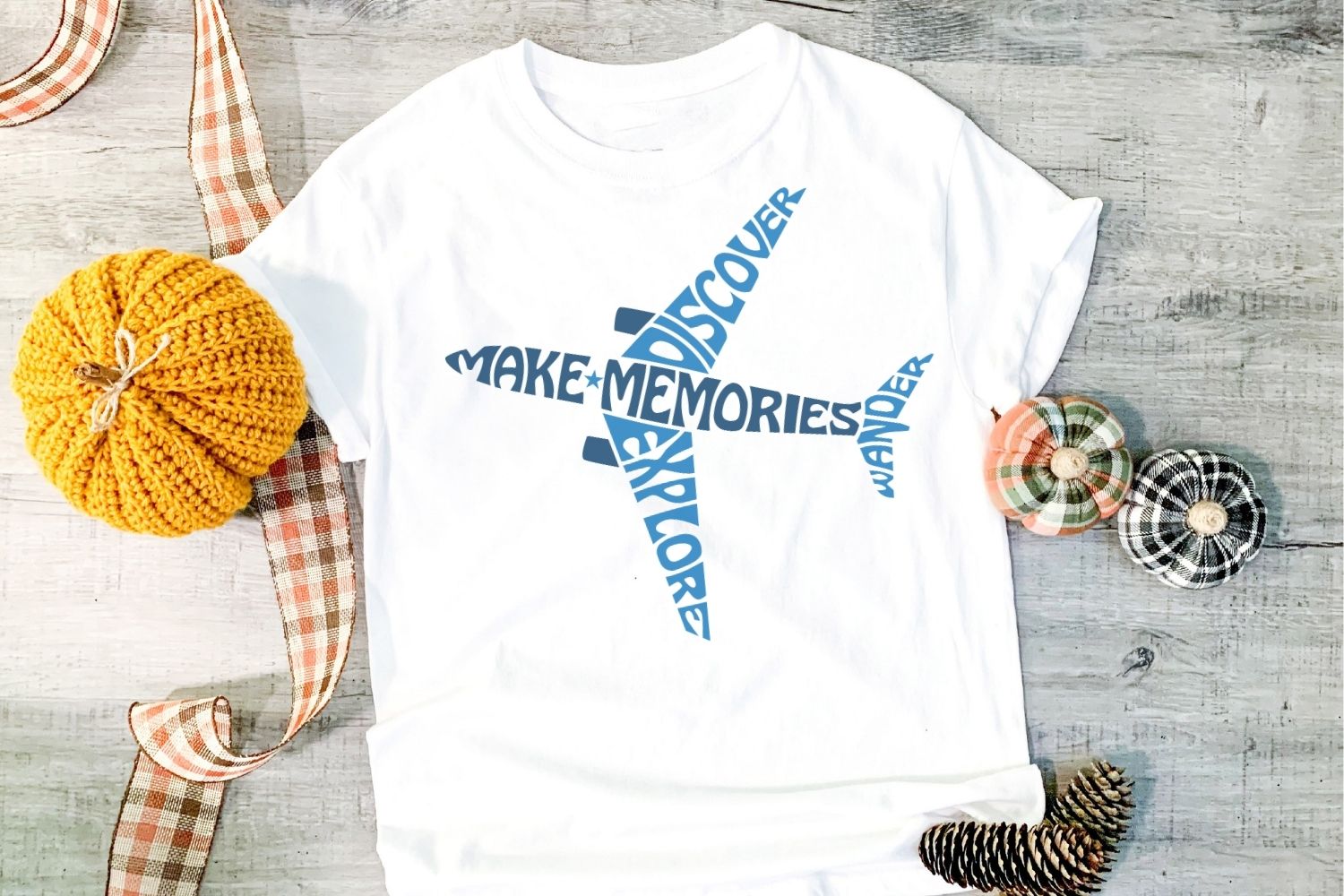 Airplane typography word art