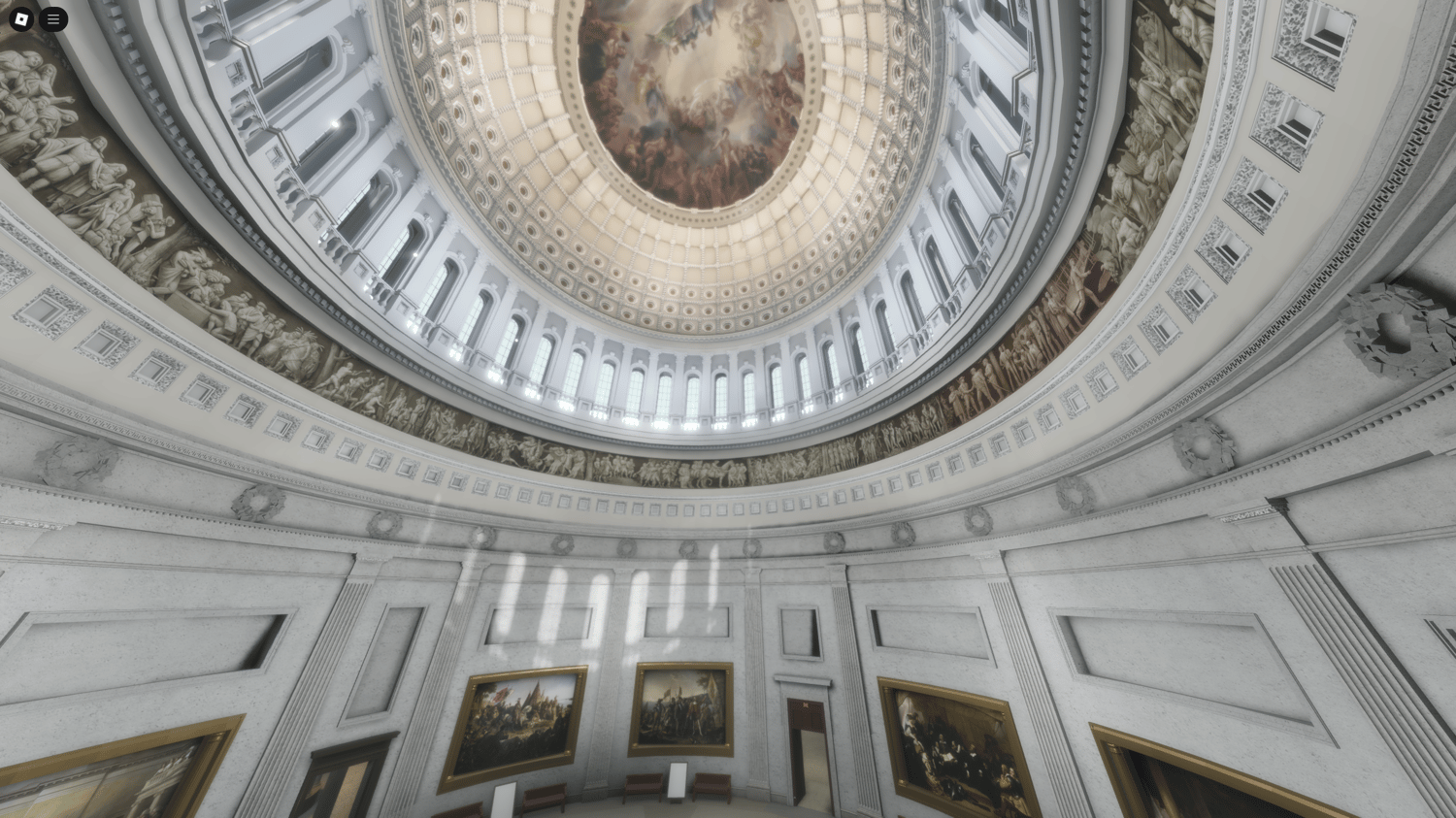 Roblox Washington D.C. Capitol interior