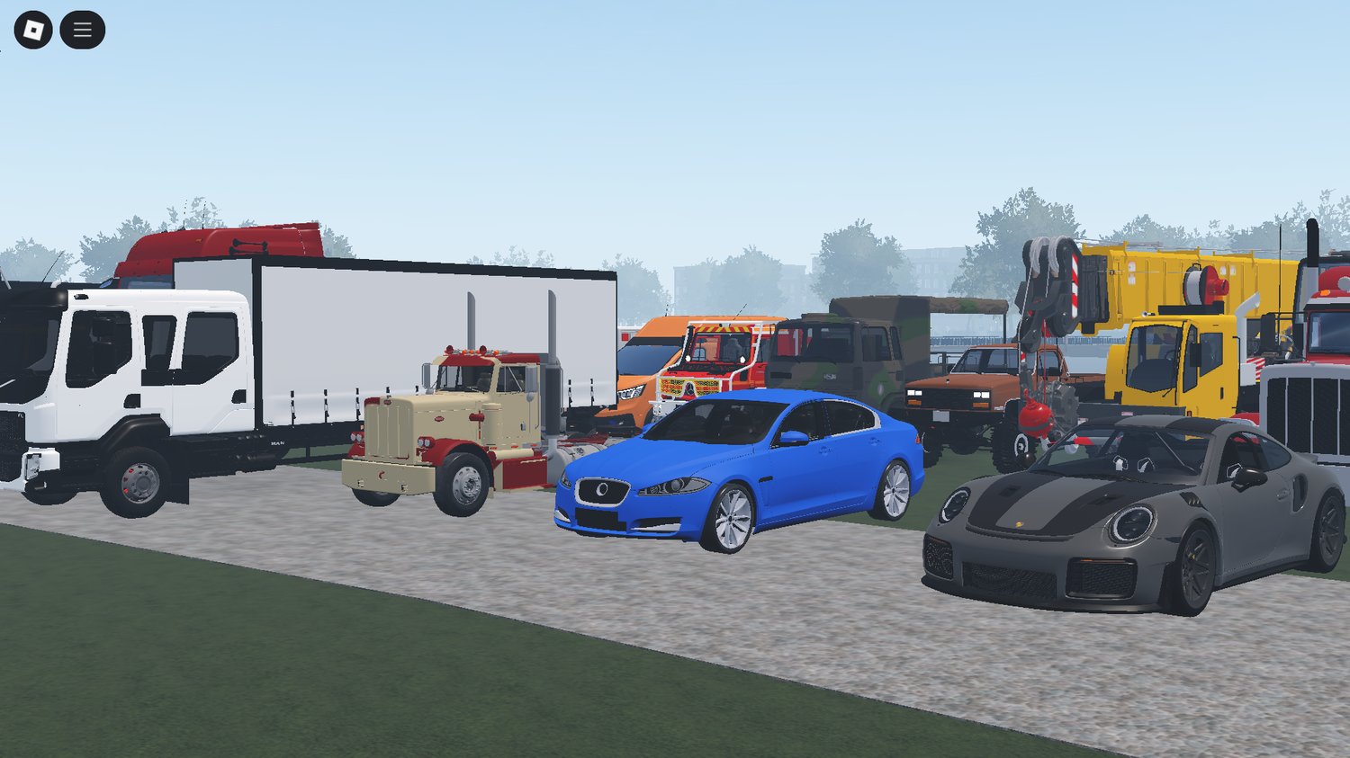 Cargo truck for logistics roleplay