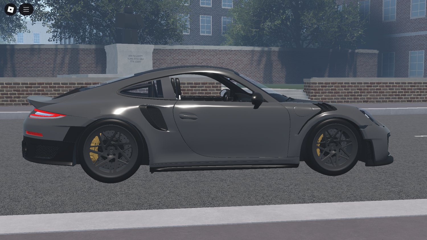 Side profile of GT2RS showing sleek design