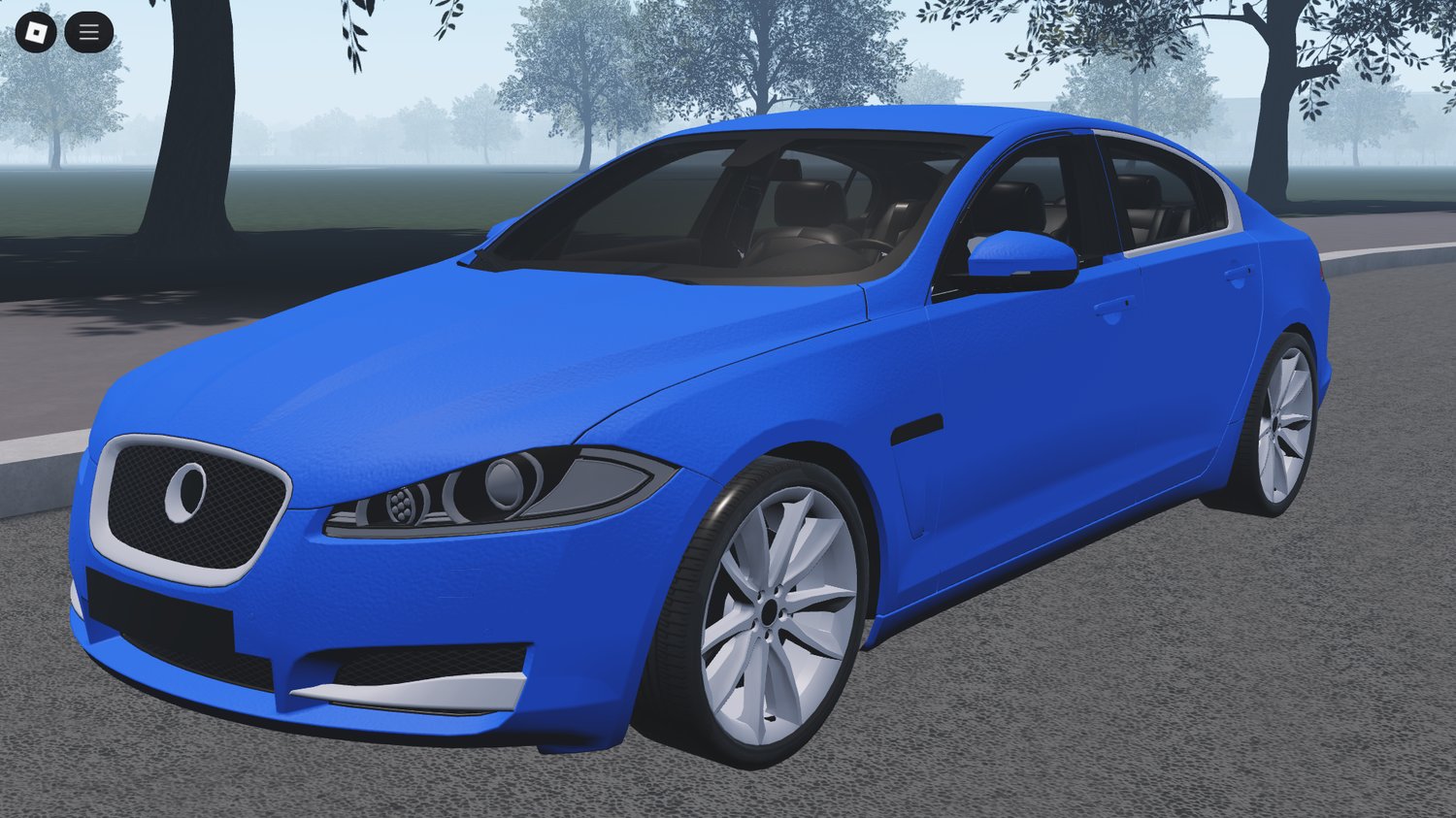 Jaguar XF front view in Roblox