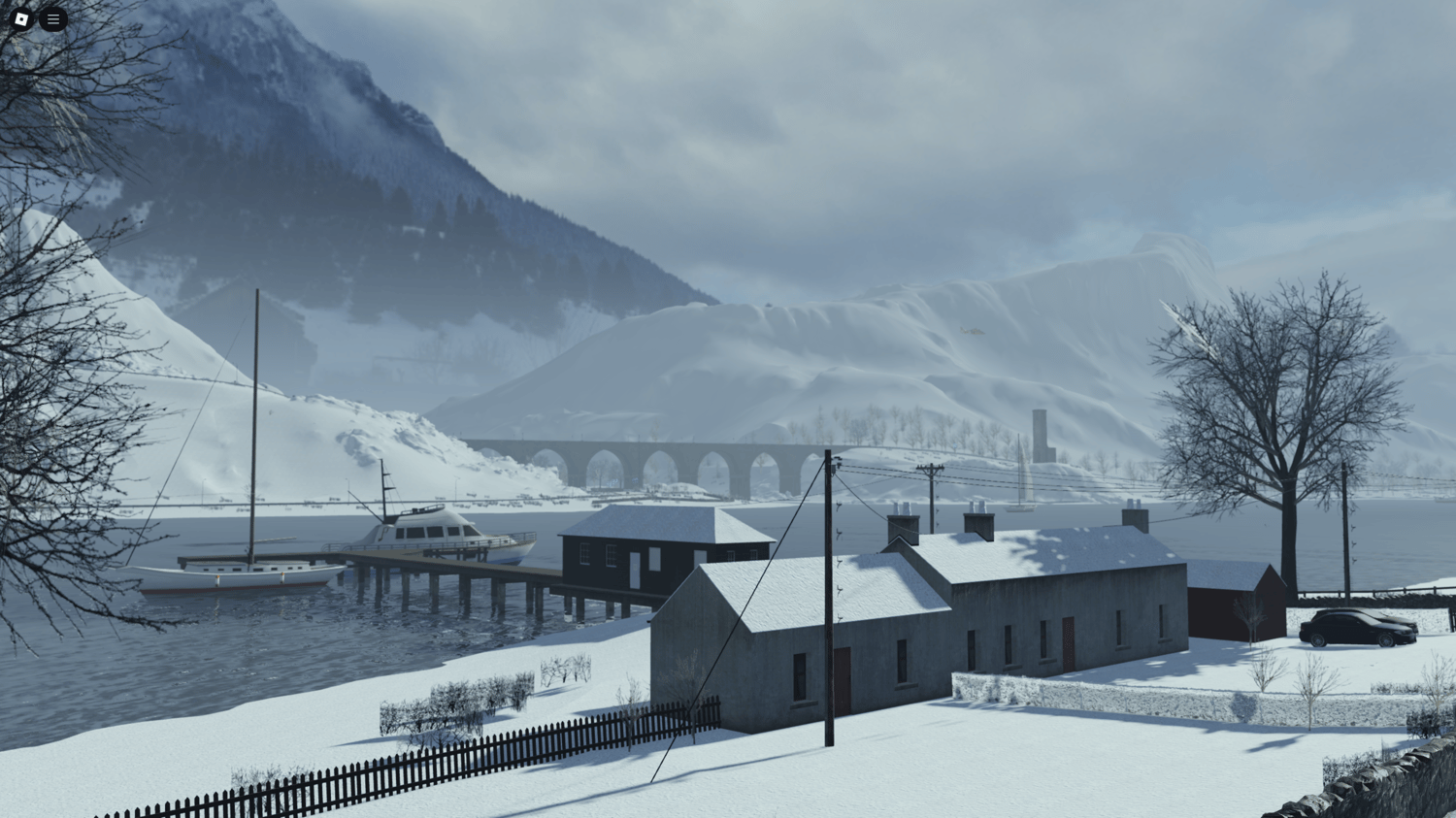 Roblox frozen lake driving environment