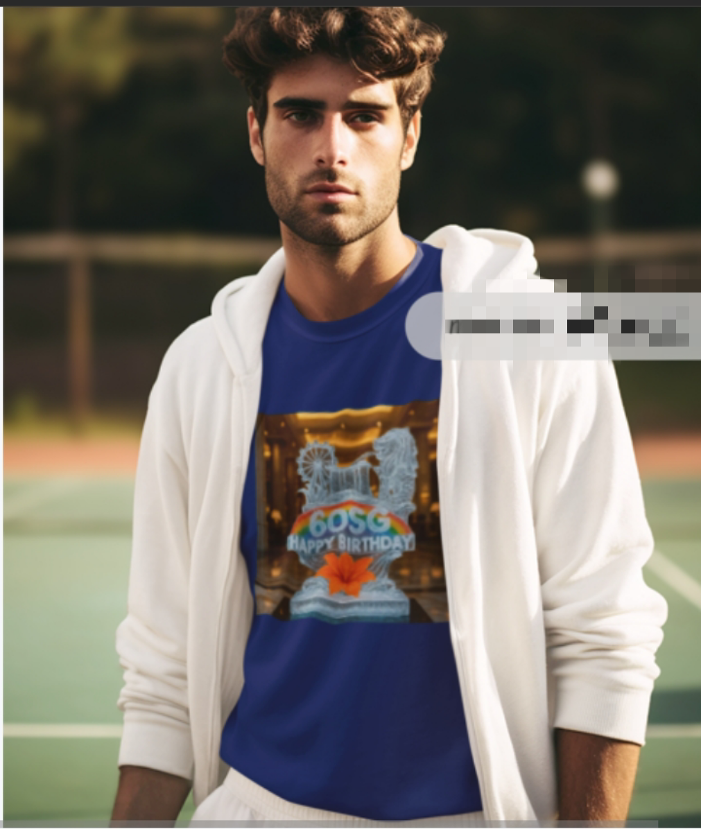 60 SG happy birthday t-shirt! Casual