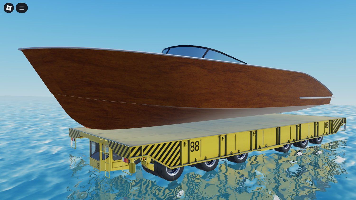 Roblox decorative shipyard trailer model