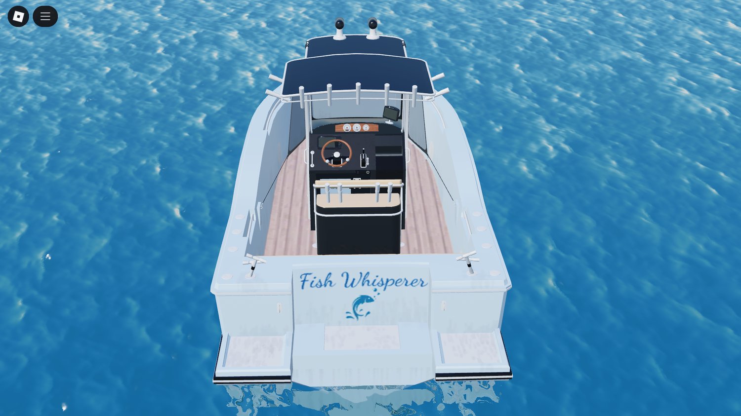 Side view of driveable yacht