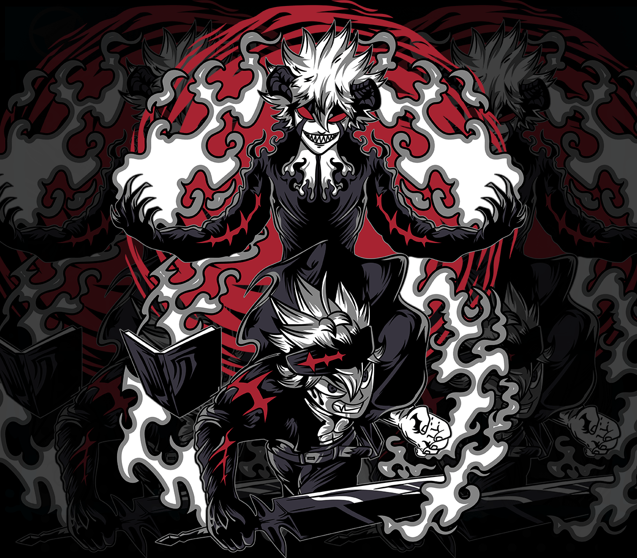DESIGN ANIME BLACK CLOVER