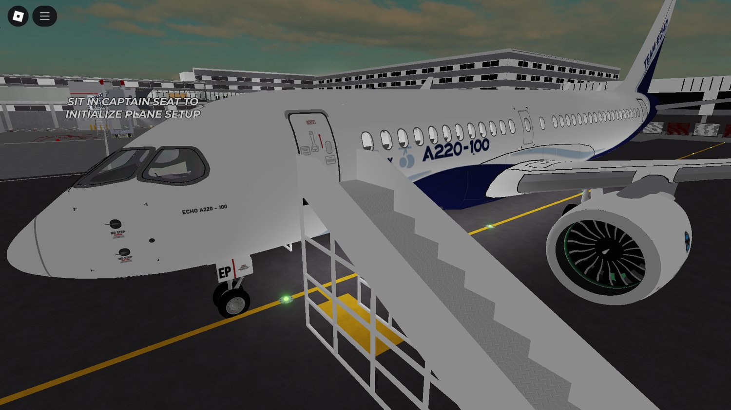 Roblox flight simulator Airbus plane asset