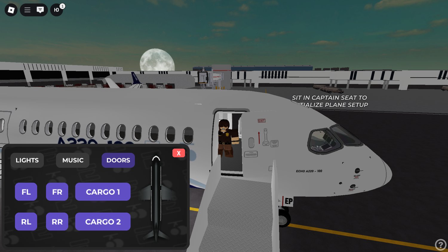 Airbus Roblox model – premium class flight experience