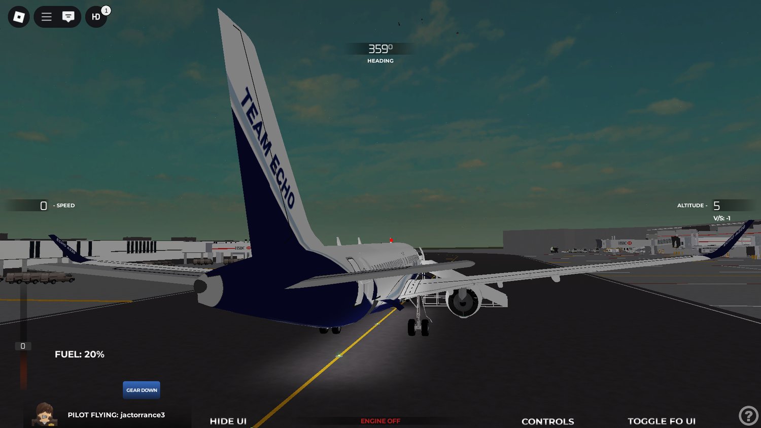 Detailed Airbus passenger plane for Roblox aviation games