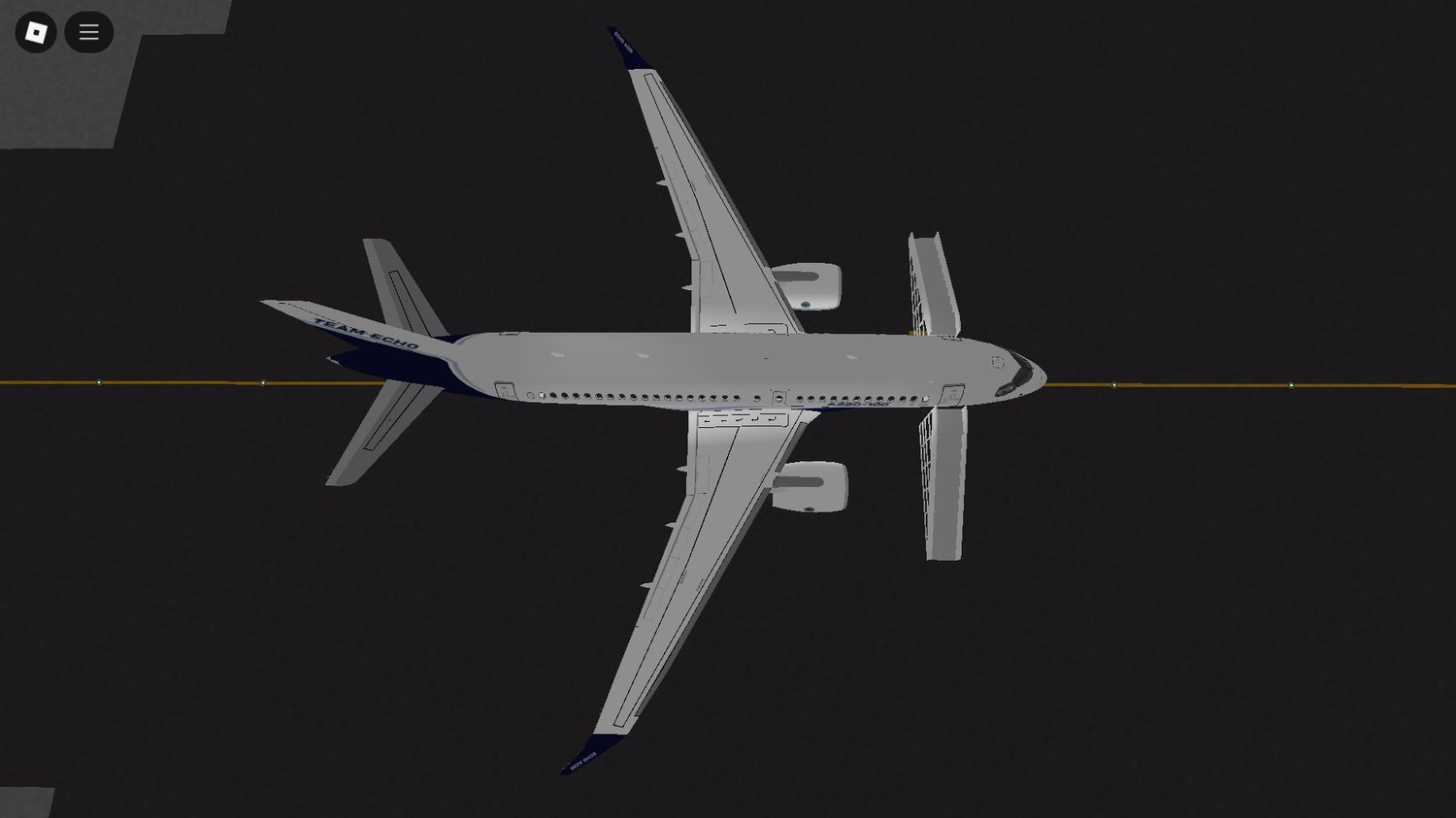 Roblox Airbus aircraft with luxury seating interior