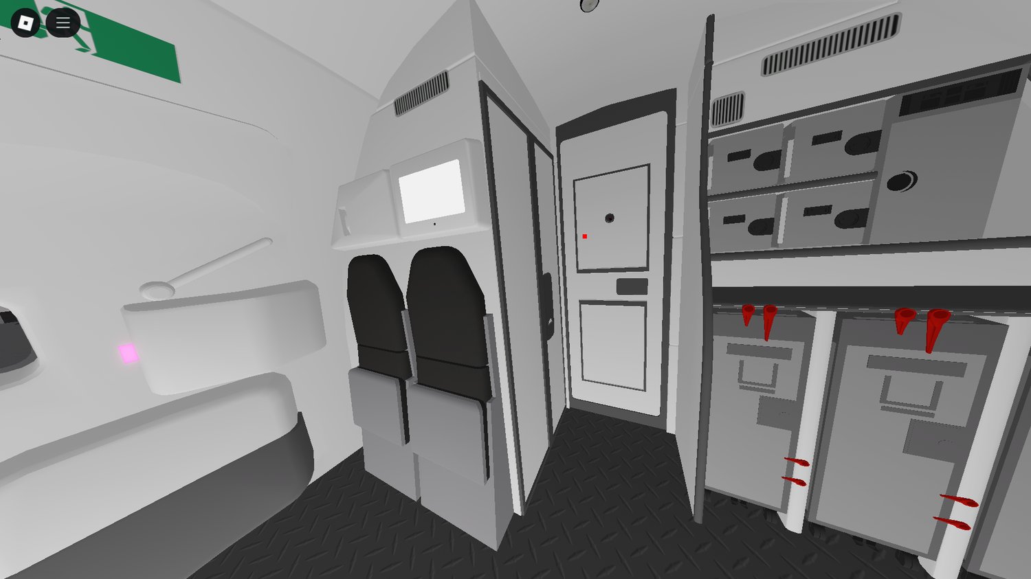 Premium class Roblox Airbus airplane for roleplay