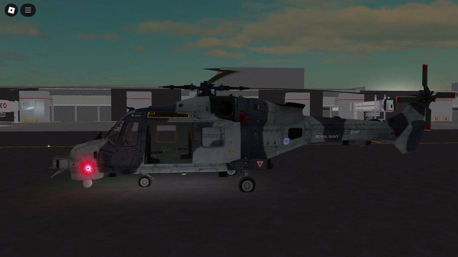 Realistic CH-53E helicopter asset for Roblox aviation