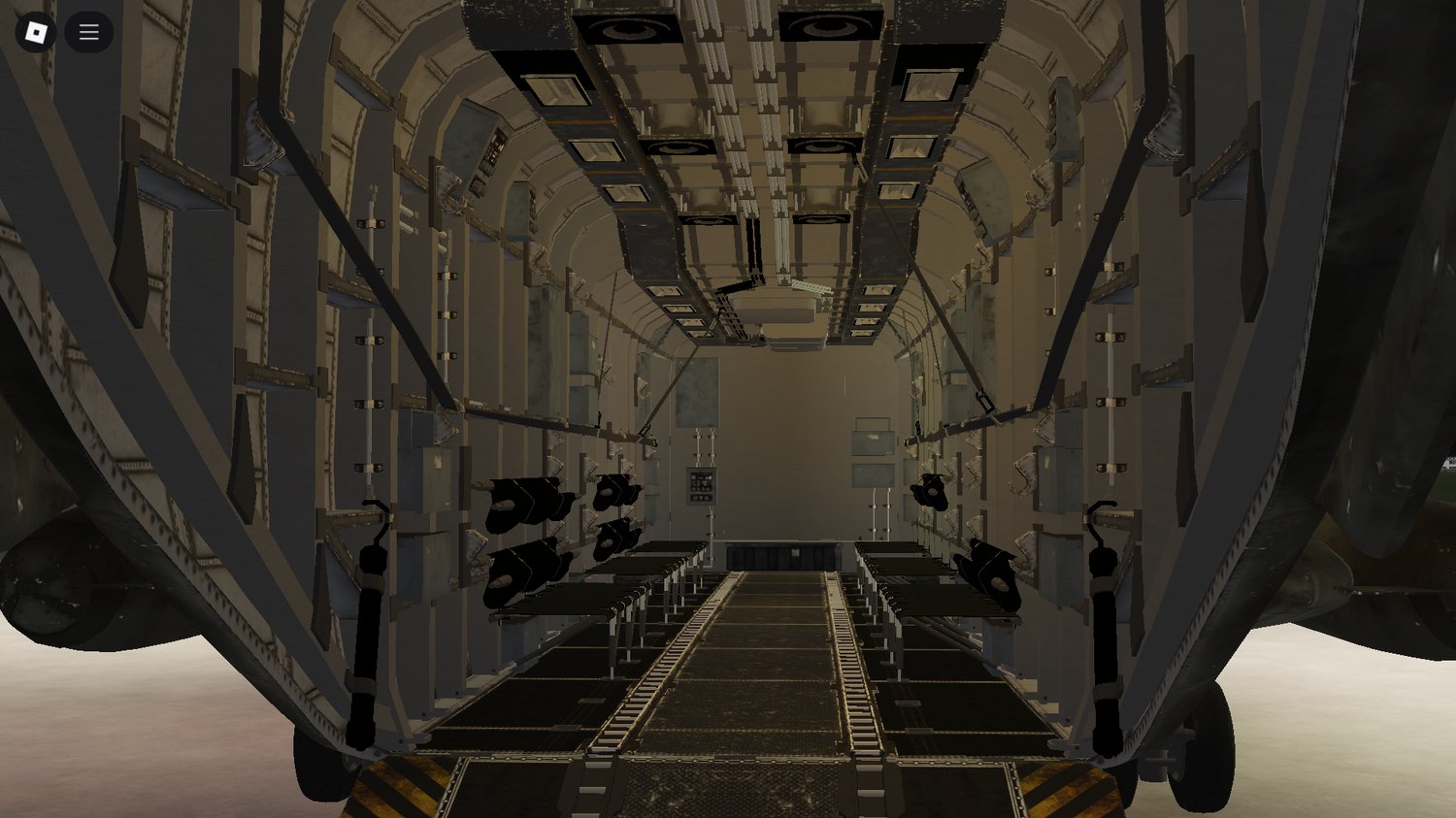 Military CH-53E heavy lift helicopter asset in Roblox