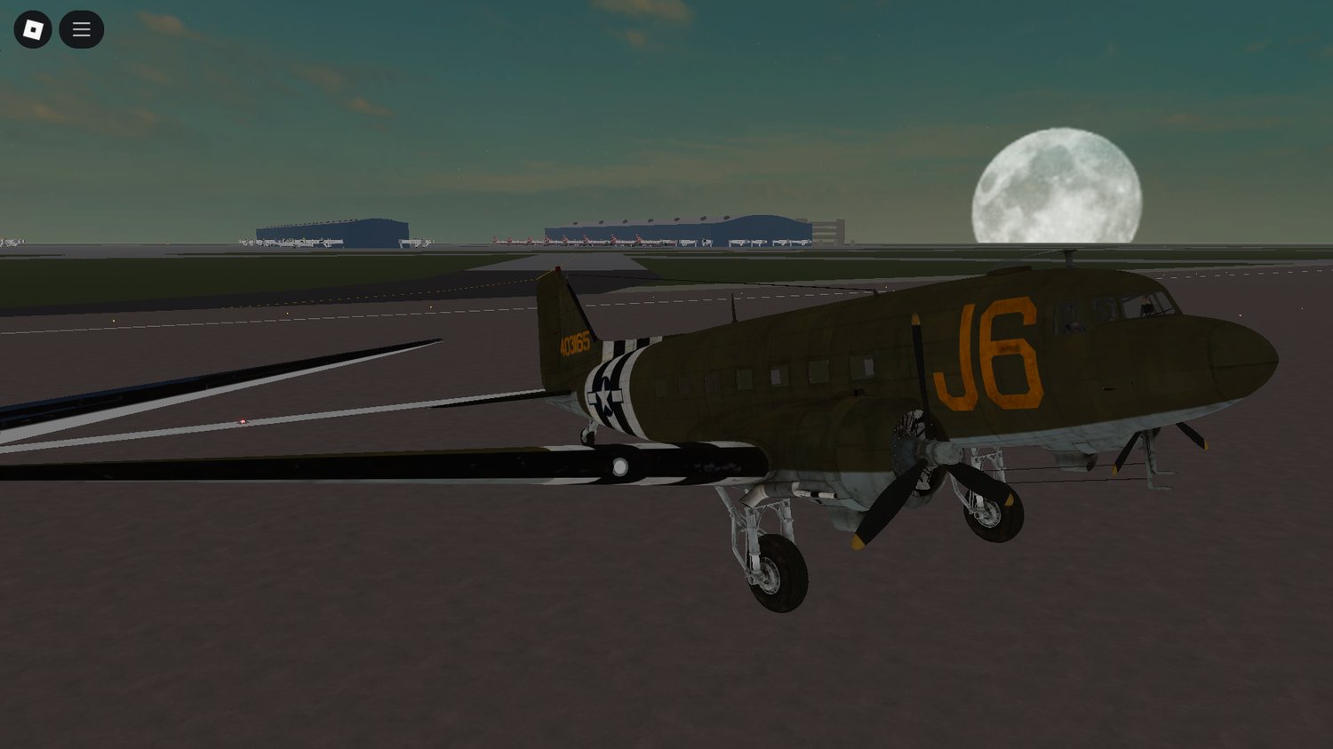 realistic Roblox WWII plane models – C-47 transport pack