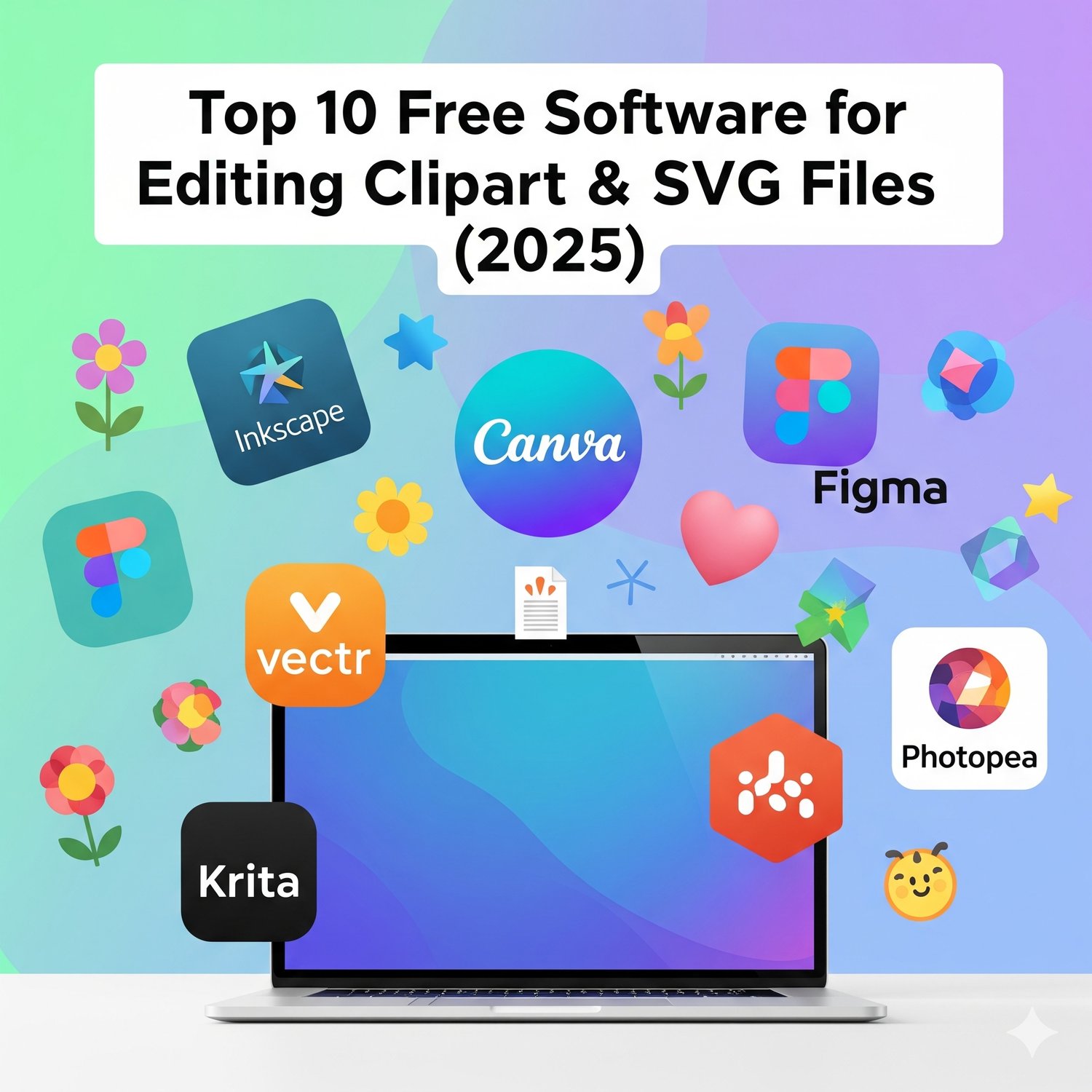 top 10 free software for editing clipart and SVG files in 2025