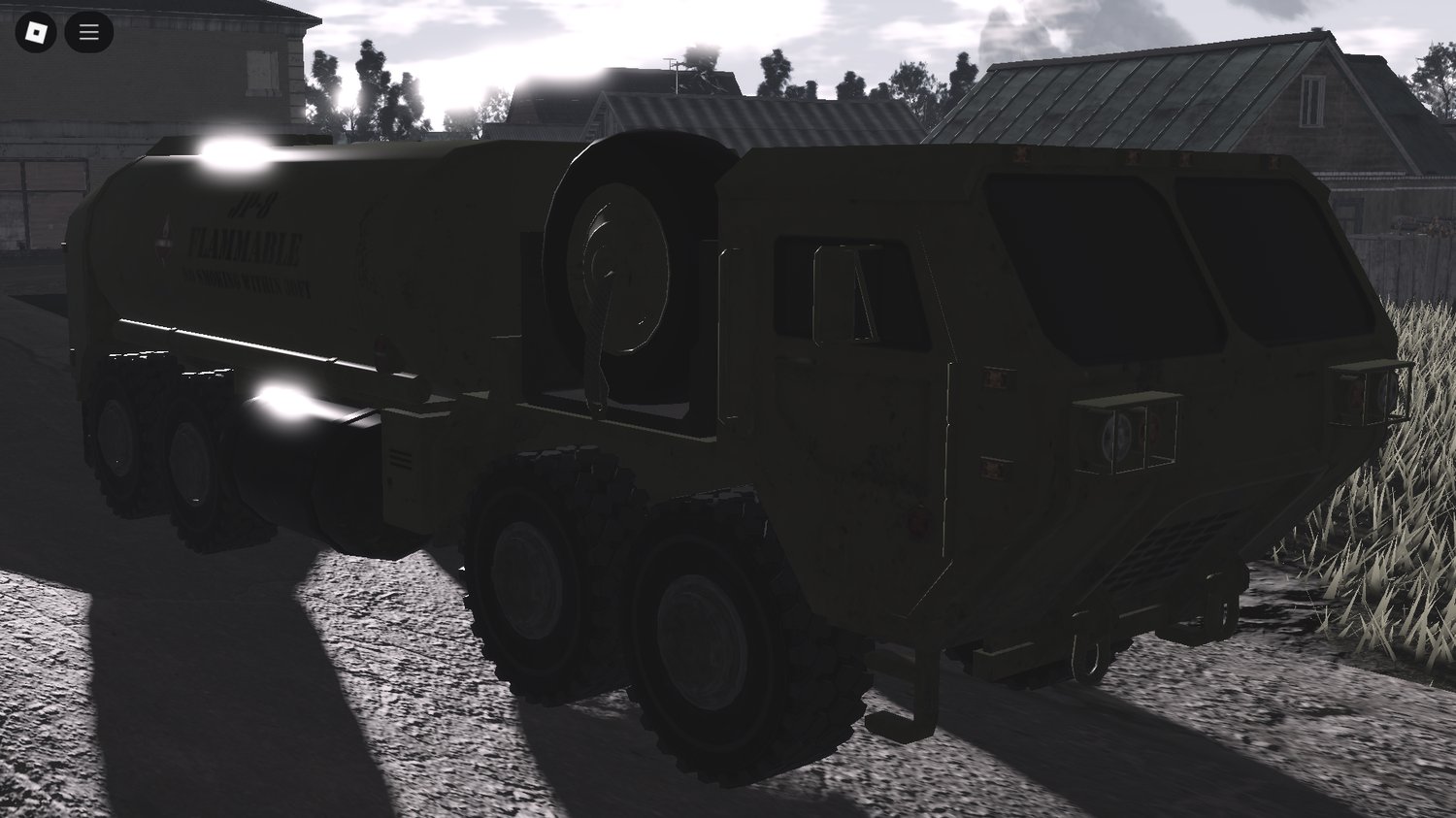 Roblox Military Fuel Tanker front view