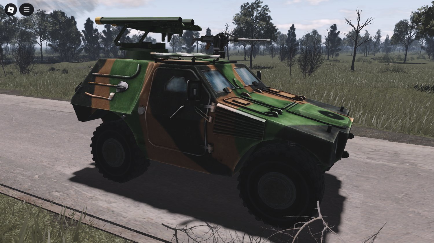 Driveable armored Panhard PVP on map