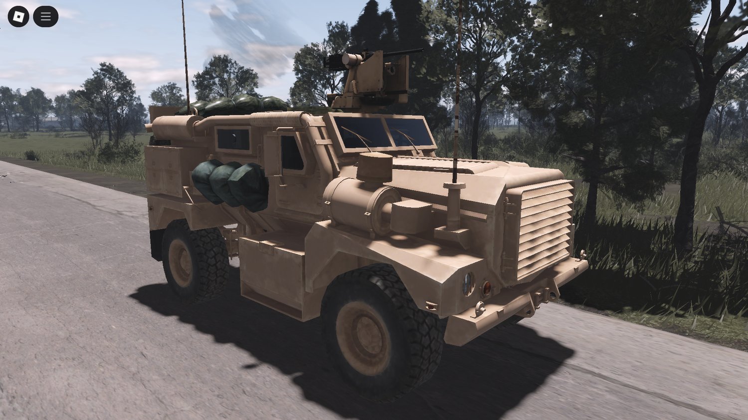 Roblox MRAP Armored Française front view