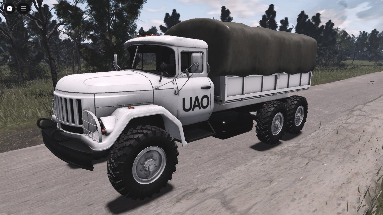 Roblox Humanitarian Aid Truck front view