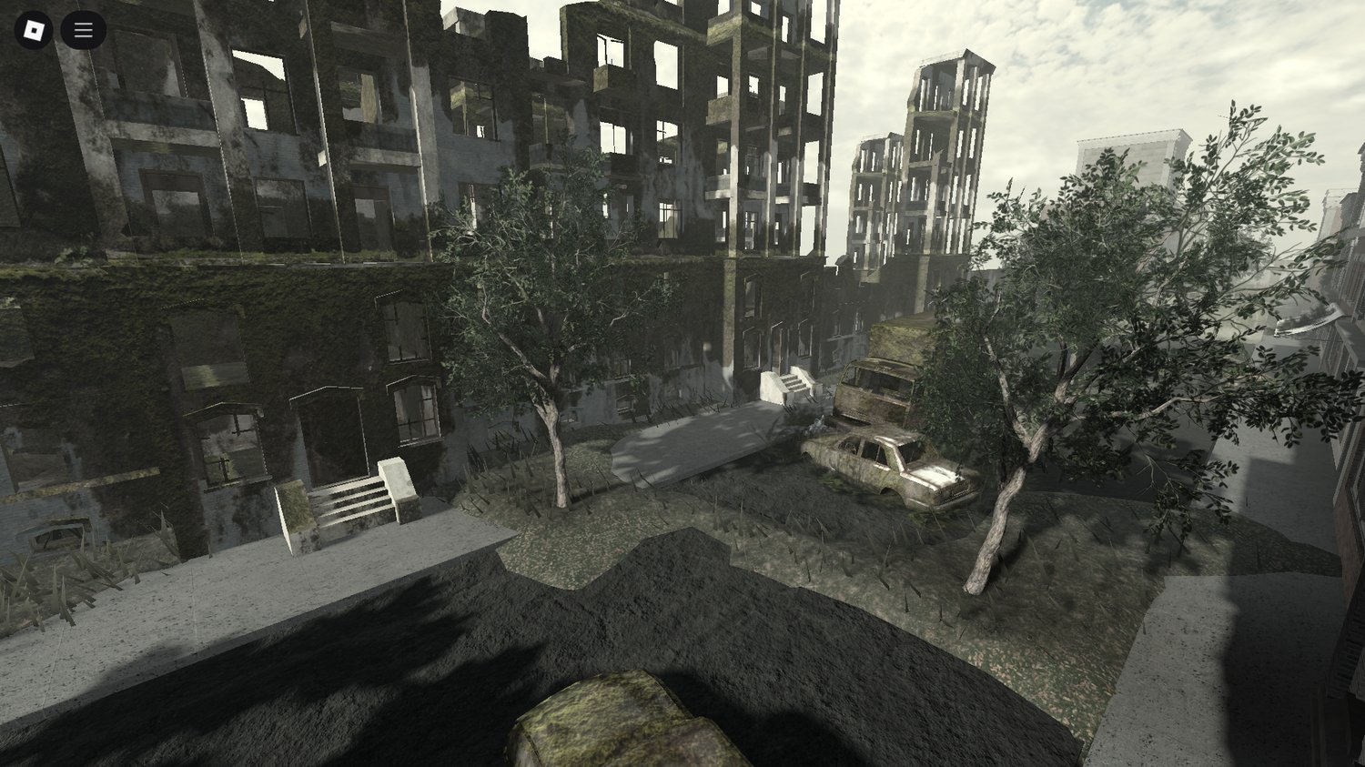 Roblox survival game destroyed city setting