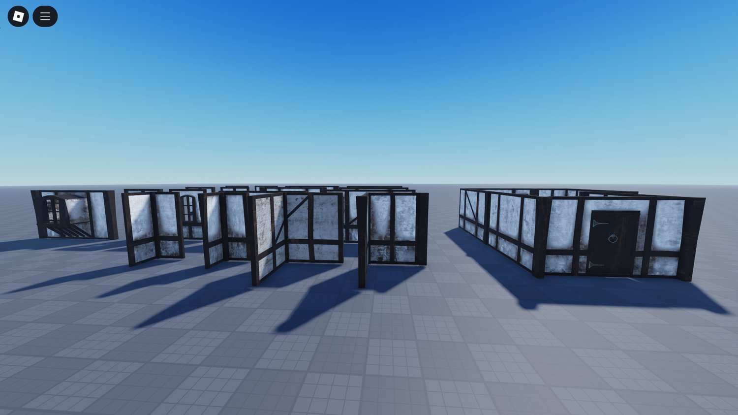 Roblox fortress gate decorative build