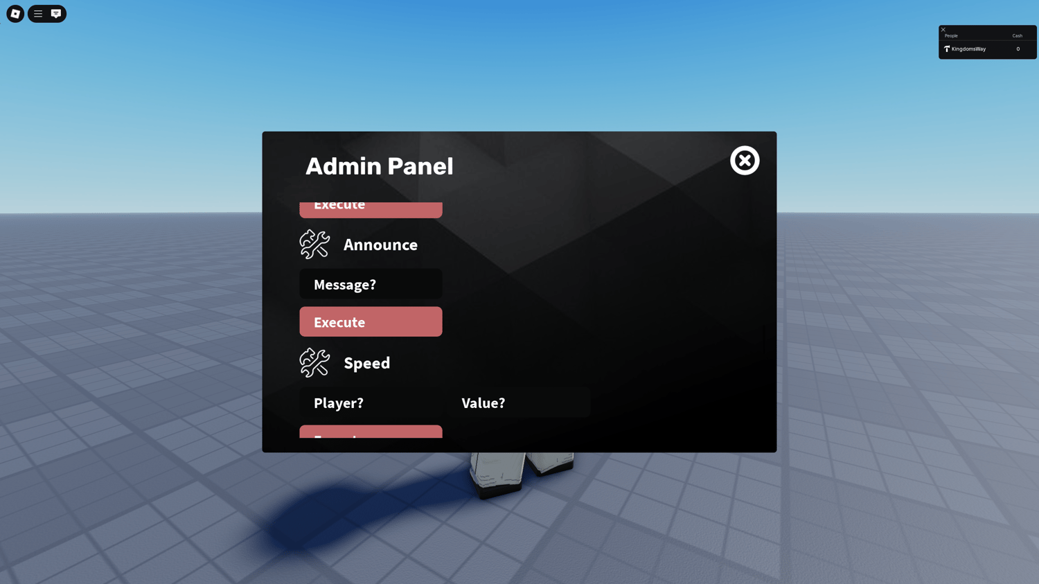 Roblox advanced game management panel