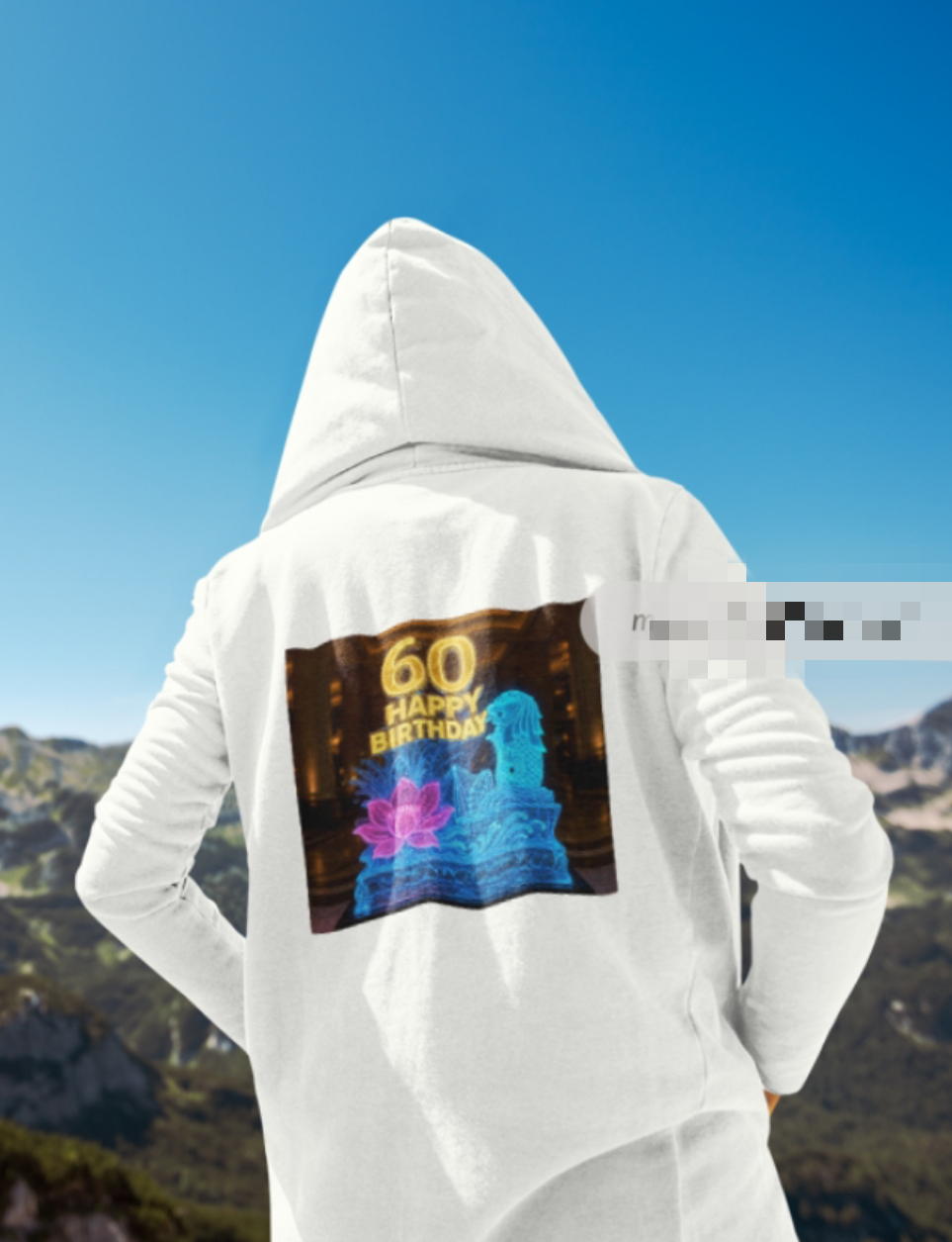 Casual t-shirt (Demo) rear view