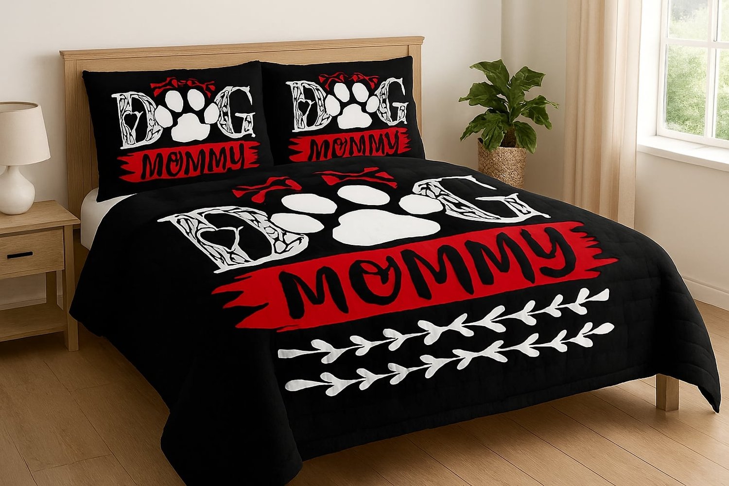 Dog Mommy Printable Designs for Proud Pet Parents Bedding