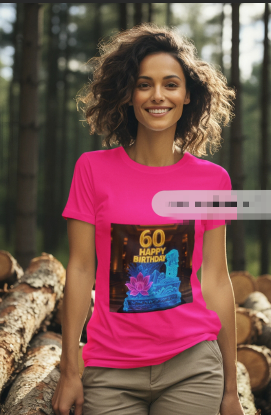Outdoor t-shirt lady