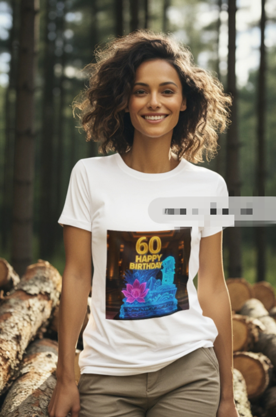 Casual t-shirt lady