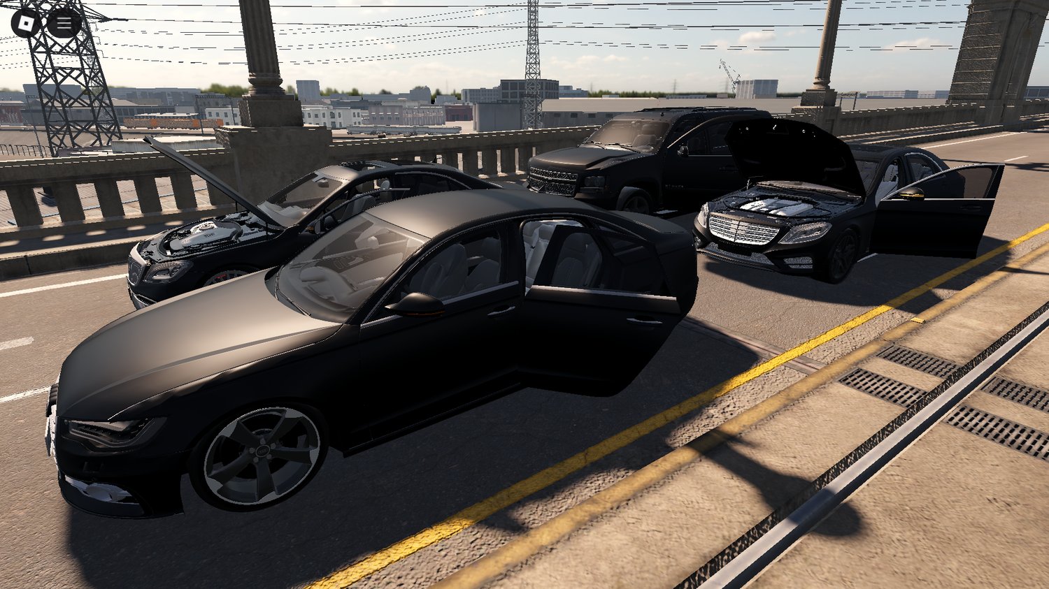 Roblox city RP vehicles for politicians and security teams