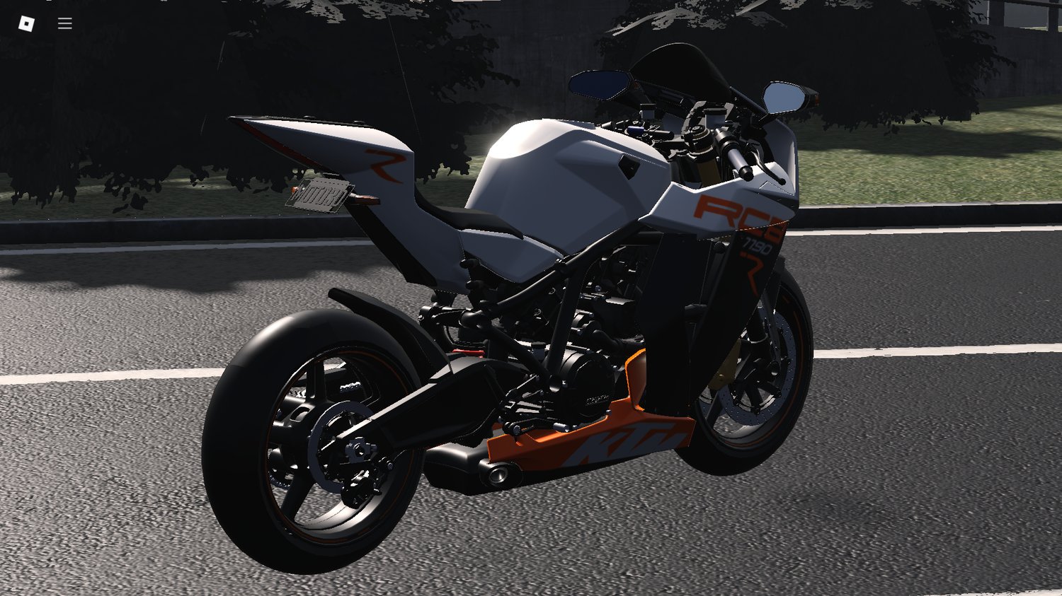 Fully functional Roblox sportbike asset