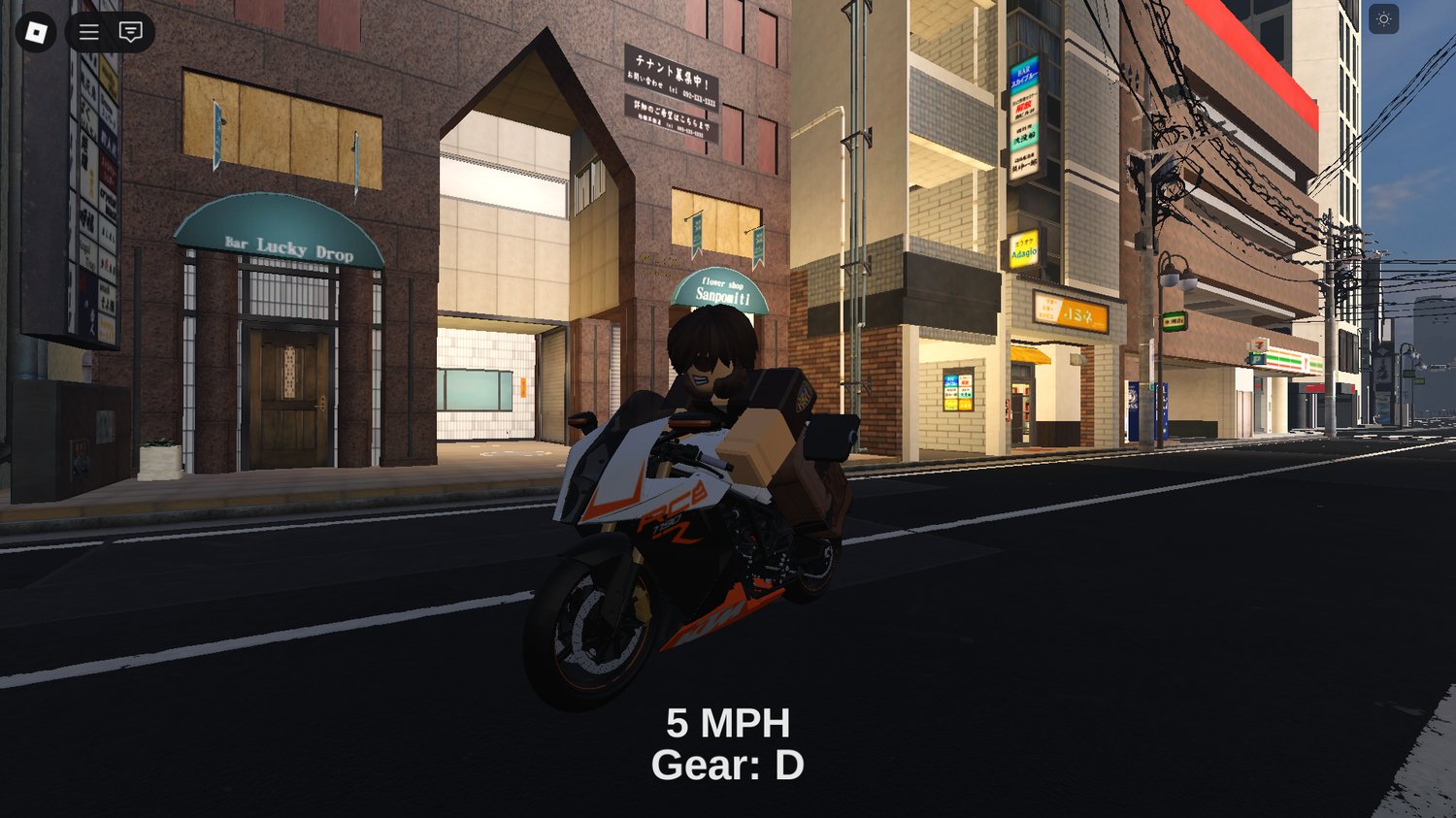 Realistic KTM 1190 RC8 R textures in Roblox