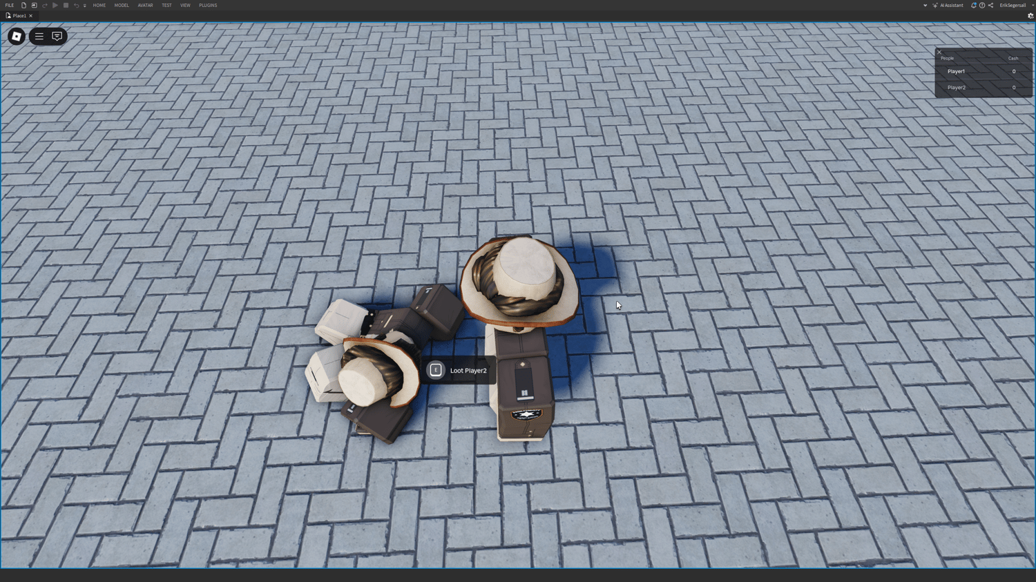 Roblox loot system script hold E to loot