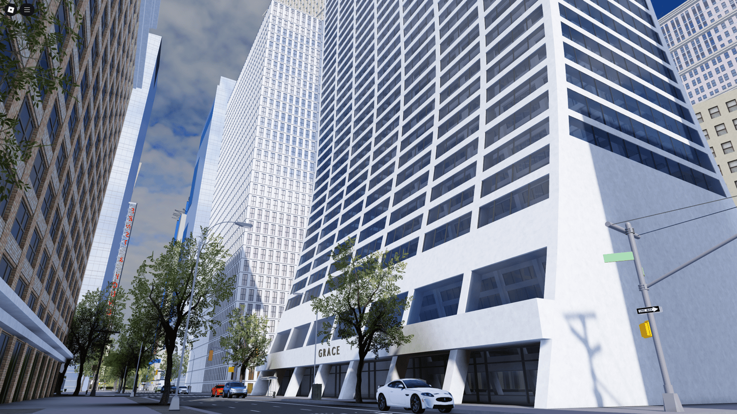 Roblox NYC map with menu and job teams system